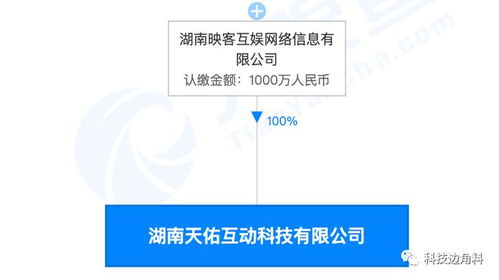 映客布局湖南，成立天佑科技拓展网络游戏与信息咨询业务